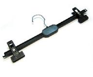 Percha plástico con pinzas
