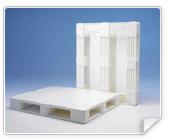 Palet plástico 1200x800x150 blanco