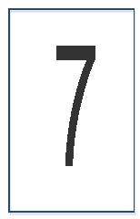 Placa numérica identificación 30x15