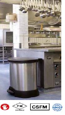 Cont. Step on 87L 6146-87 Inox/negro