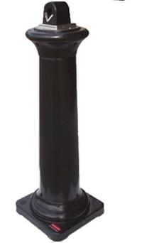 Cenicero pie Tuscan 9W30 negro