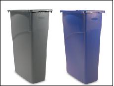 Contenedor Slim Jim 87,1L 3554 azul