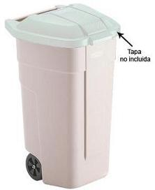 Contenedor móvil 100L12901 beige