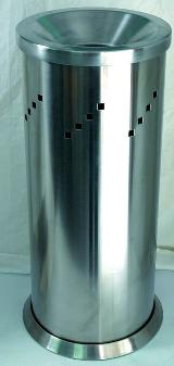Papelera con tapa 690/A inox