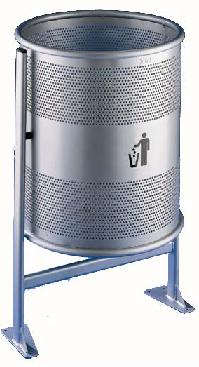 Papelera c/pie 90L AL71300 met.