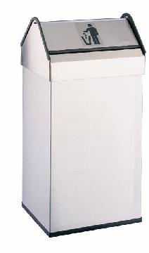 Papelera basc. 40L AL70501 inox