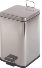 Papelera c/p 14,5L PP1214C inox