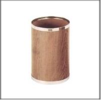 Papelera 10L 107 Madera aro dorado