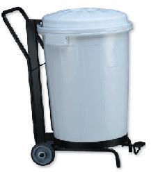 Cubo Goliat c/ped+ruedas 95L