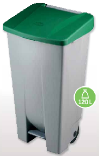 Contenedor selectivo 120L T/verde