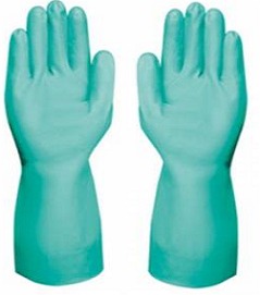 Guante Nitrilo Industrial Verde P