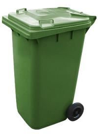 Contenedor C/R 240L tapa verde