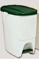 Cubo ecológico 25L tapa verde