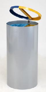 Papelera reciclaje 90L 484-1/2 gris