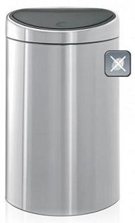 Papelera Touch Bin 40L inox mate