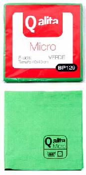 Bayeta Micro Verde Qalita 40x40 P5