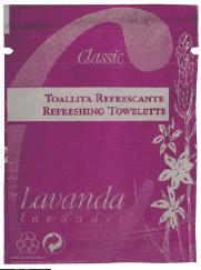 Sachet toallita lavanda C1800
