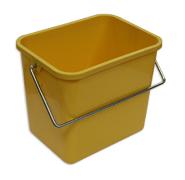 Cubo plástico 6 Ltr. amarillo