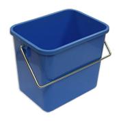 Cubo plástico 6 Ltr. azul