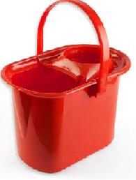 Cubo rectang. C/Esc. 14 L rojo
