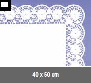 Blonda calada blanca 40x50 P100