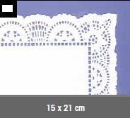 Blonda calada blanca 15x21 P100