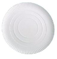 Plato cartón blanco 32 Cms. P100
