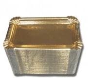 Bandeja cartón oro 12x19 Cm C2000