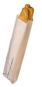 Bolsa baguette 9+4x30 Cms. P500