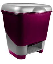 Cubo basura c/pedal 22 Ltr.
