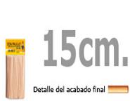 Brocheta madera 15 Cm. P200