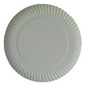 Plato cartón blanco 23 Cms. P100