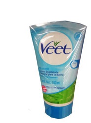 Crema depilatoria Veet sensible 100Gr Caja