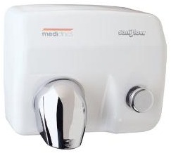 Secamanos Saniflow Vitrificado Blanco Pulsador