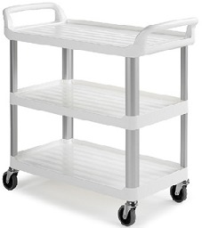 Carro Servicio Shelf A 3 Est. Blanco