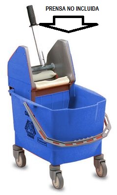 Cubo Bravo 25L sin prensa Azul