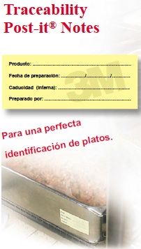 Taco Post-it 3M trazabilidad P6