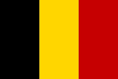 Bandera 209 70x100 Bélgica