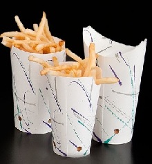Vaso patatas fritas 660 Ml c/cierre C1000