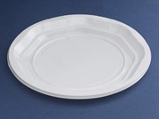 Plato llano blanco 20,5 Cm C1000