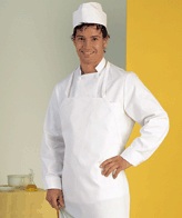 Delantal peto algodón 75x90 blanco