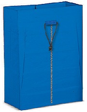 Saco Con Cremallera 120 Lts. Azul TTS