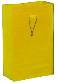 Saco Plastificado 120 Lts. Amarillo TTS