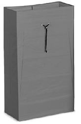 Saco Plastificado Gris Carro Hotel 120 L TTS