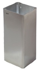 Papelera Cuadrada 80 Lts. Inox Satinada
