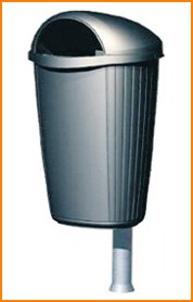 Papelera Nova 50 Lts. Gris