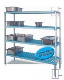 Kit estantería 3012x400x1760 5 est.
