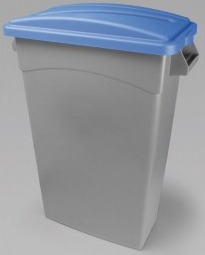 Papelera Selectiva 90 Lts. Azul Papel