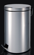 Papelera pedal 3 Ltr. Inox