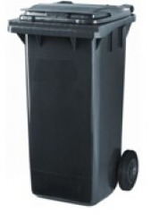 CONTENEDOR I.A. 360 L. GRIS C/TAPA GRIS